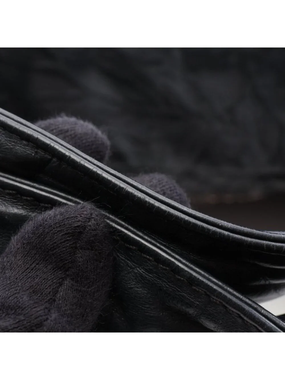 Chanel Boston Bag Coco Rider Black Calfskin